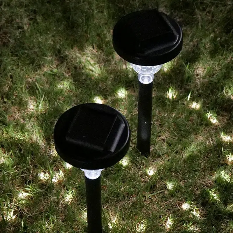 Imagem -03 - Solar Garden Spike Lights Quintal Led Stake Lights Paisagem Impermeável ao ar Livre Ponto Solar Montado no Solo Pcs