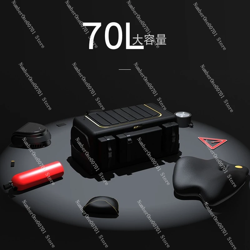 Foldable Car Trunk Organizer, Collapsible Storage Box, Portable Auto Cargo Container for Car Interior Tidying