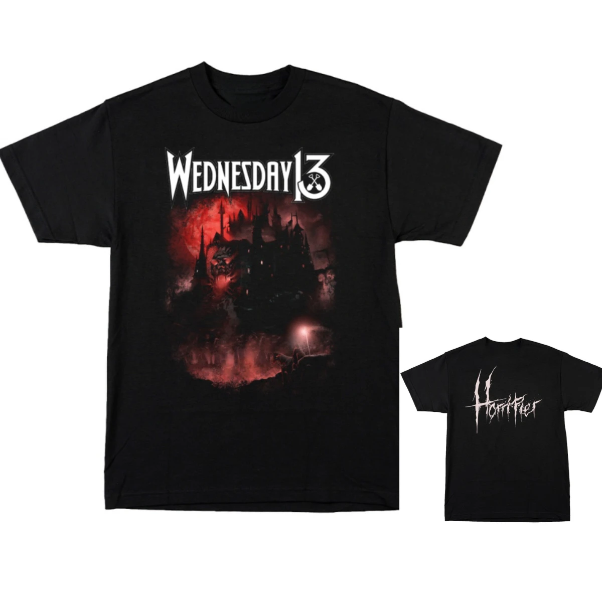 WEDNESDAY 13 Horrifier Band T-Shirt Cotton Graphic Tee Men Women Summer Streetwear