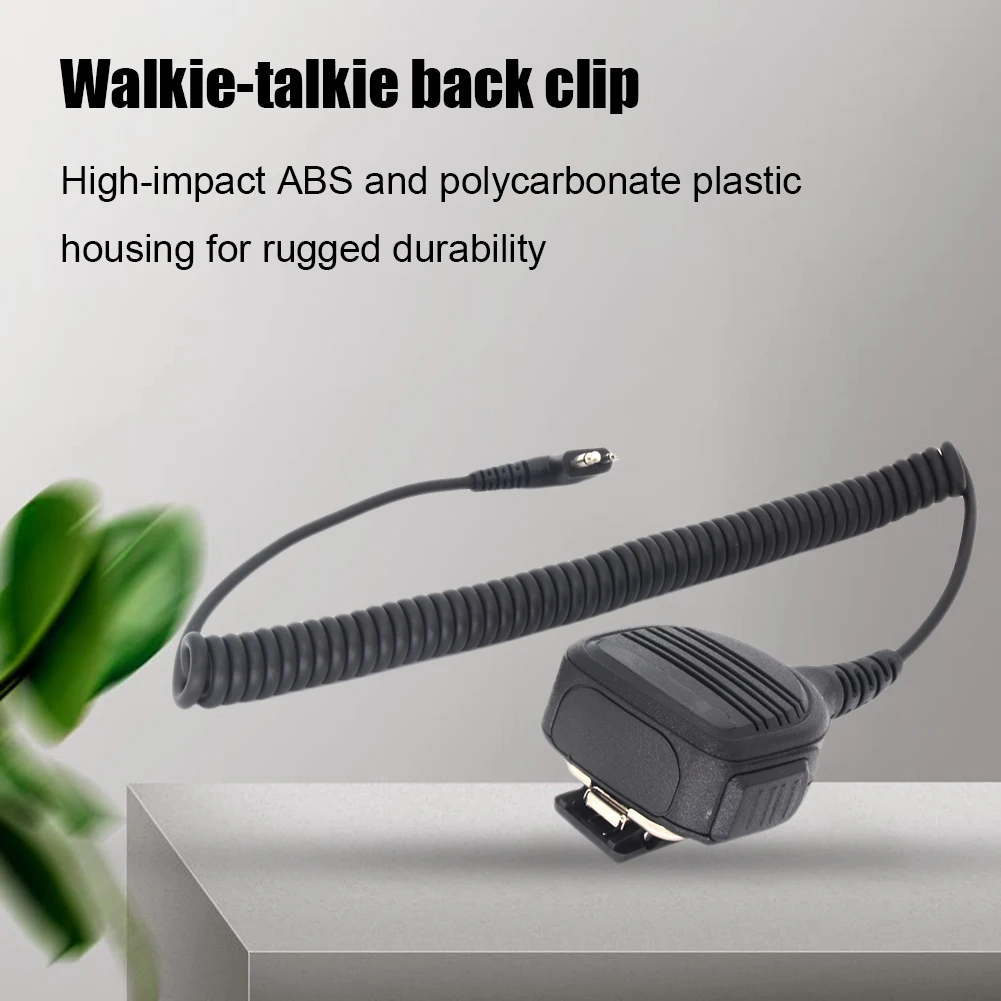 PMMN4013A PTT Microphone Weatherproof Remote Speaker Microphone Shoulder Walkie Talkie Parts Accessories for Motorola Radio view 3
