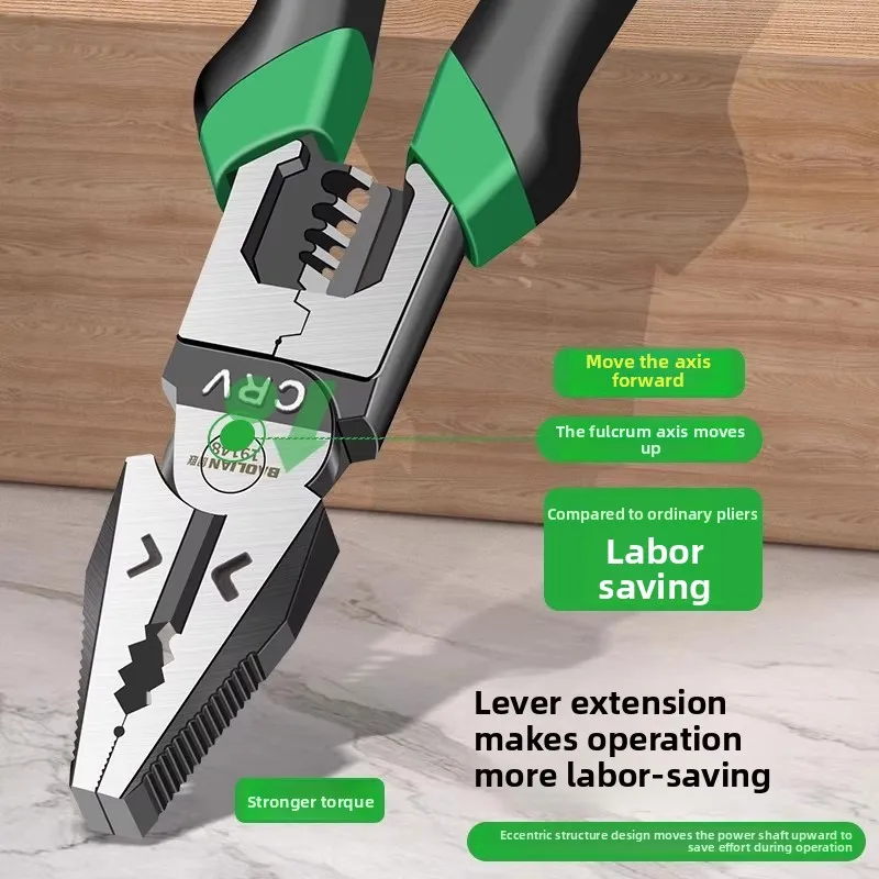 

Wire pliers, industrial grade electric special tool, oblique/pointed nose wire stripping pliers, multifunctional household use