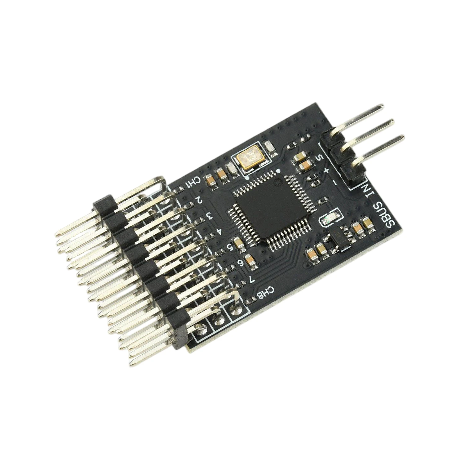 

8-Channel SBUS to PWM Signal Converter Module DC3.3-16V 15mA 32-Bit MCU Plug-and-Play for RC Transmitter Receiver