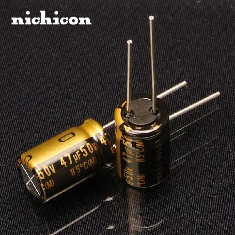 10-50pcs New Product Nichicon Muse Kz 47uf 50v 10x16mm Imported Audio-grade Electrolytic Capacitor