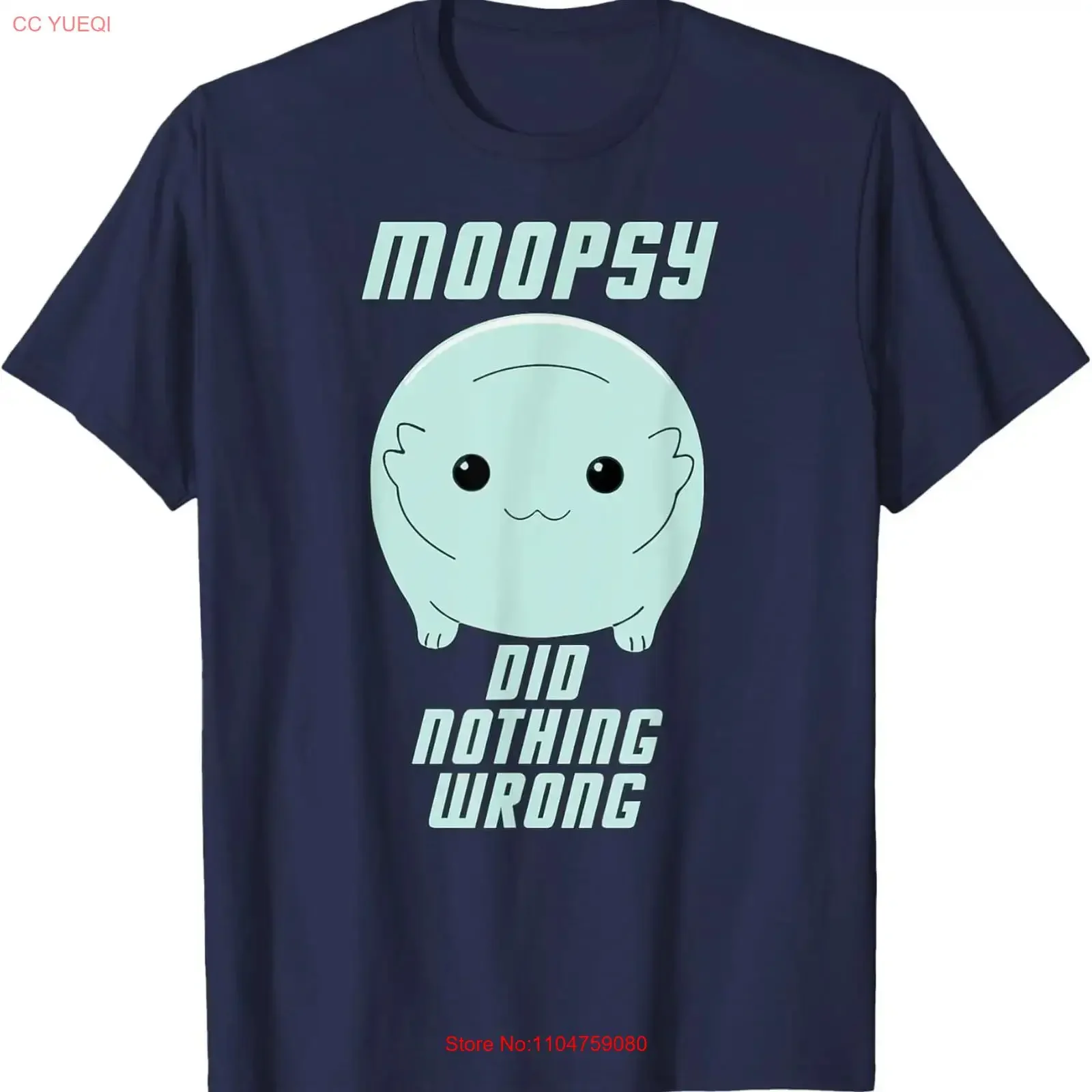 Moopsy Did Nothing Wrong Light Text T Shirt  vintage Washed streetwear Versatile Casual graphic Stretched designer clothes