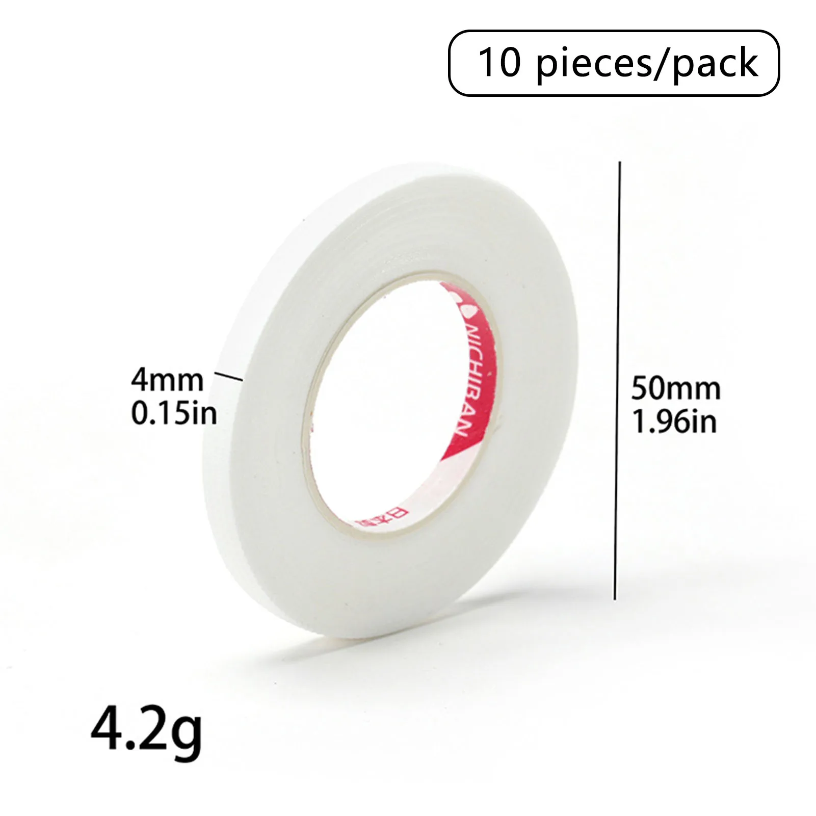 10 لفات أشرطة رمش لاصقة 4 مللي متر رموش فردية تمديد أدوات شريط طبي للرموش الطويلة المجعدة أدوات ماكياج