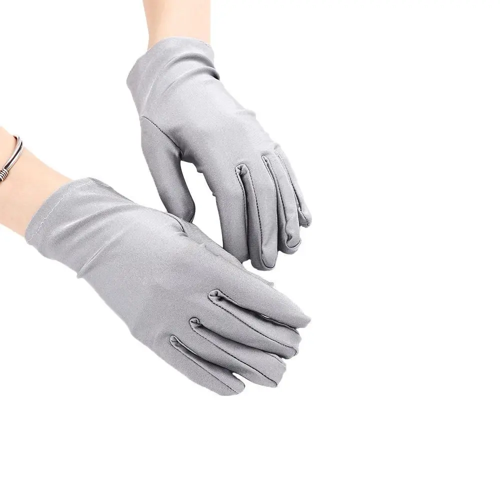 

Формальные эластичные атласные перчатки для девочек, свадебные перчатки