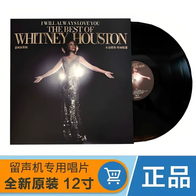 Whitney Houston I Will Always Love You Disque vinyle de 12 pouces pour les amateurs de musique