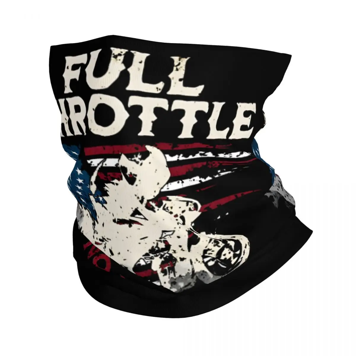 

Attractive Full Throttle Bandana Neck Gaiter Motocross Face Scarf Multifunctional Headwear Cycling Unisex Adult Washable