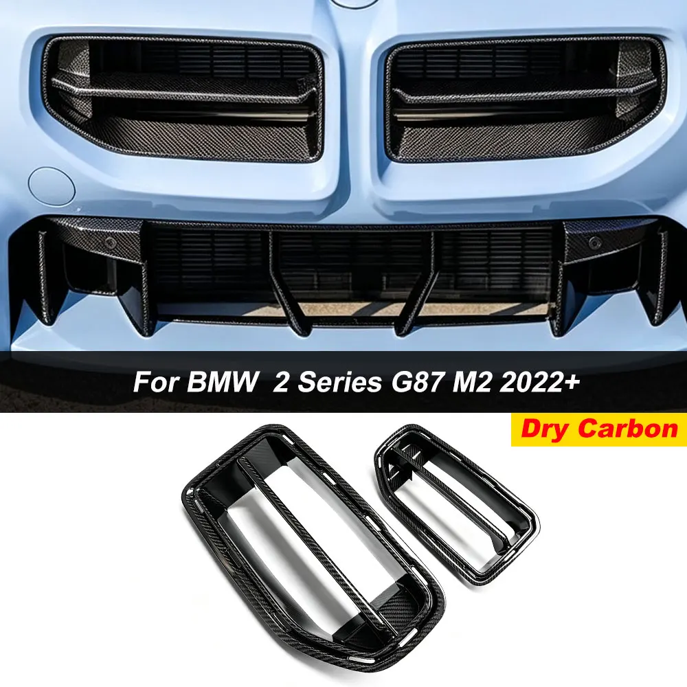 Dry Carbon Fiber AP Style Direct Replacement Kidney Front Grill M Performance Racing Body Kit for BMW 2 Series G87 M2 2022+