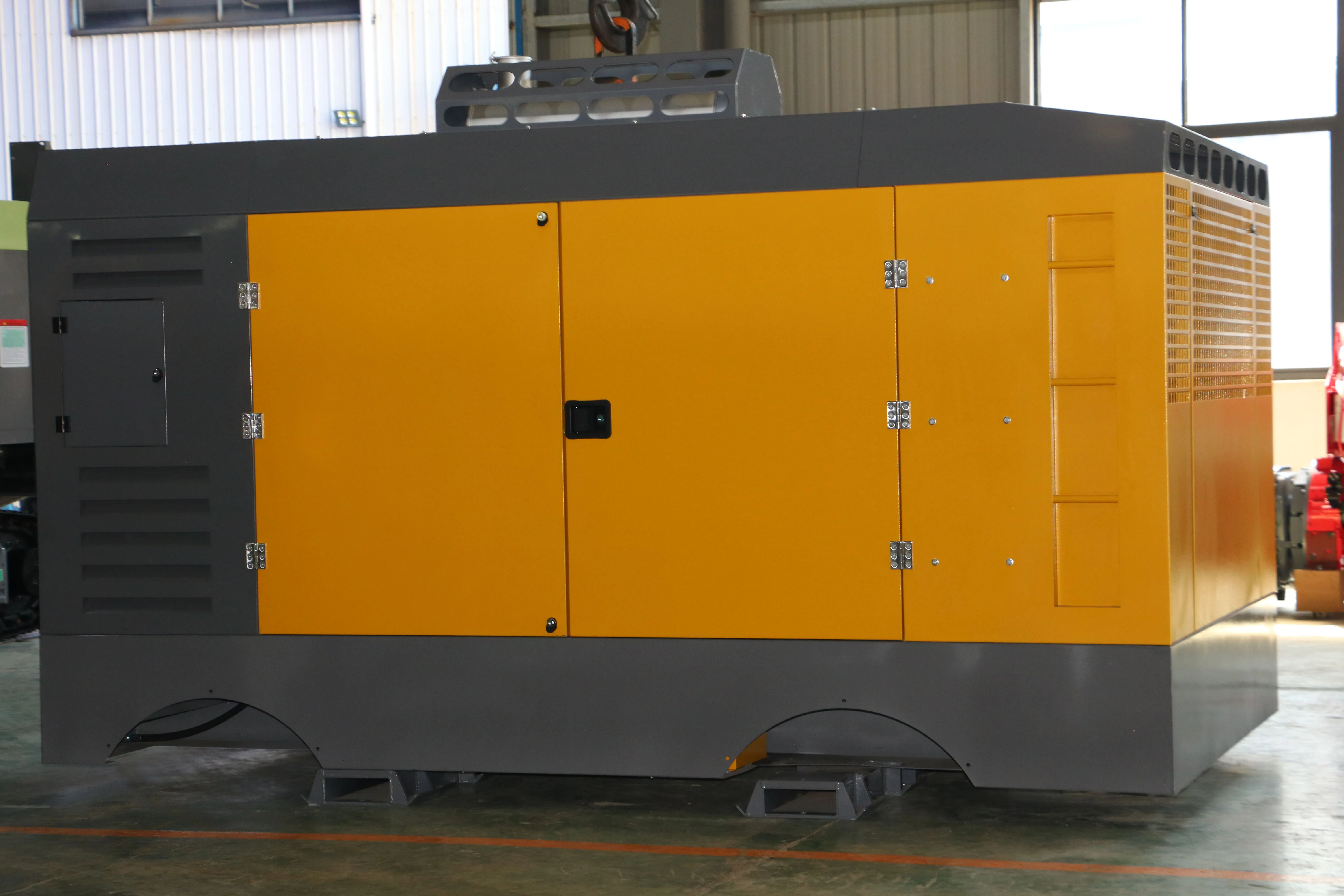 alta presión móvil diesel de la máquina 1285cfm 1150 Cfm del compresor de aire de 35bar 30m3