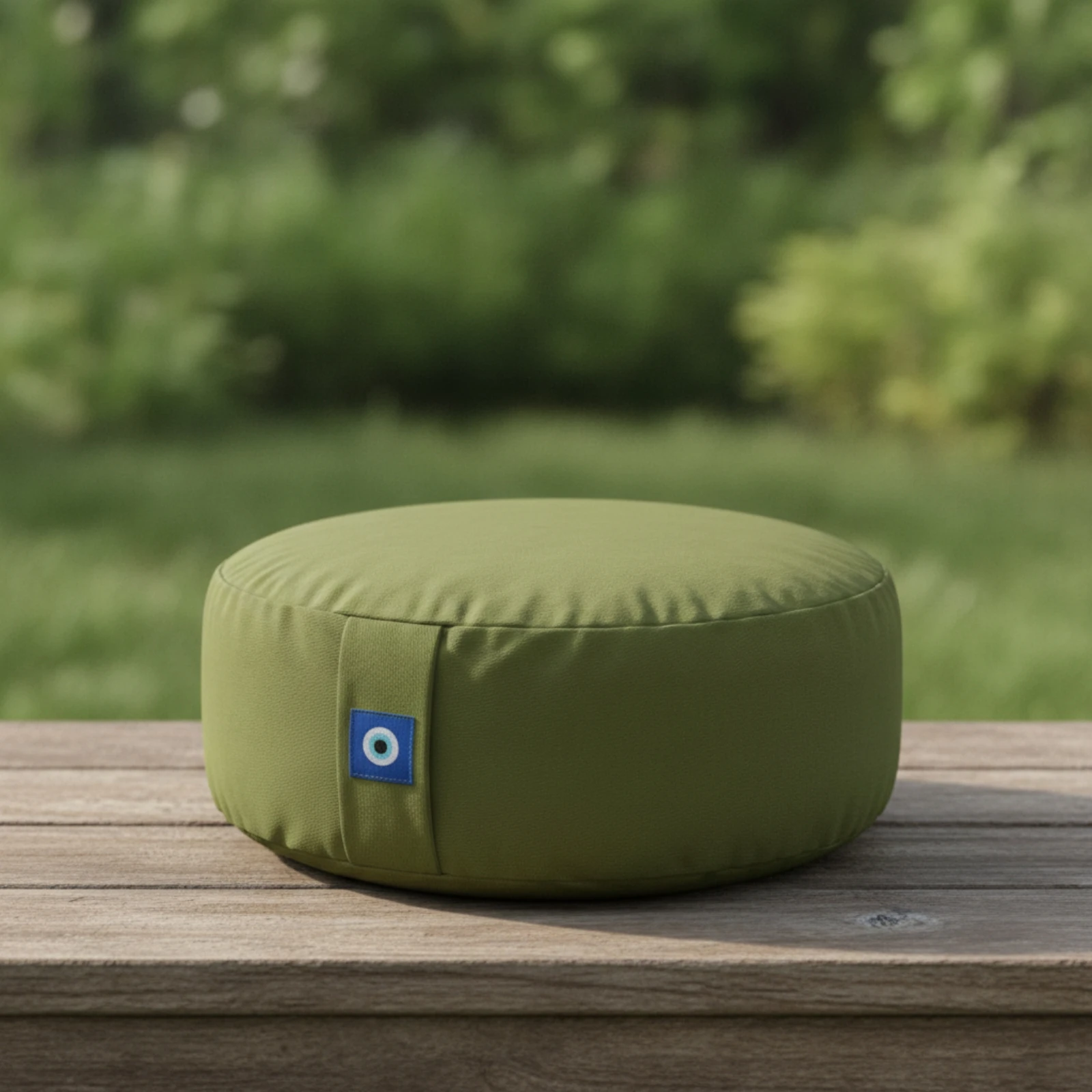 Buckwheat Meditation Cushion Ergonomic Round Meditation Cushion Zafu Adjustable Firm for Meditators, Home Studio