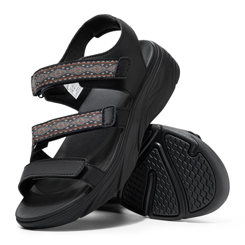 

FitVille Wide Summer Sandals For Women With Arch Support Lightweight Bohemian Casual Beach Sandals With Adjustable Strap