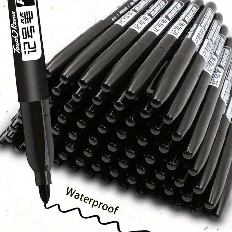 permanent art marker pen fine point tinta impermeavel nib fino nib bruto preto azul tinta vermelha fine art suprimentos 15 mm pecas por conjunto pecas por conjunto 01