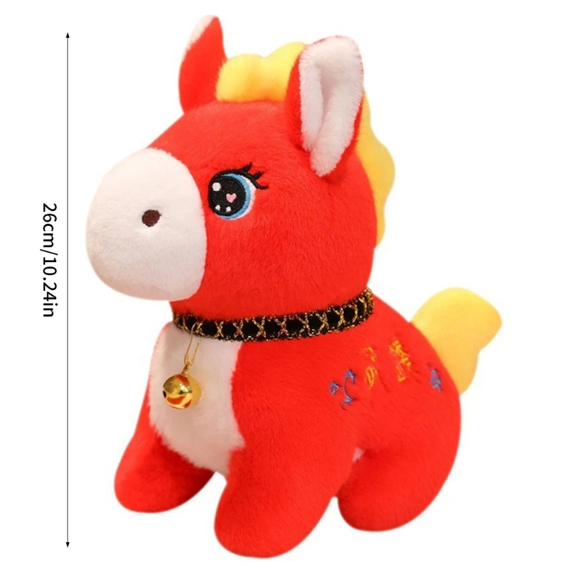 Entzückendes Pferd, Stofftier, weich, zum Kuscheln, Kinderzimmer-Dekoration, Pferde-Plüschtier, 15UB