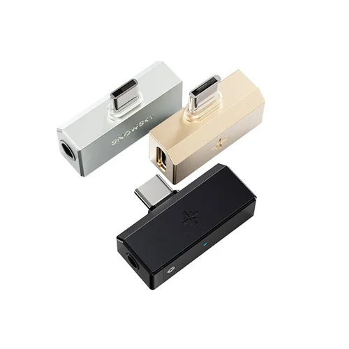 FiiO Snowsky Tiny DAC amplificador de auriculares USB DAC con 3,5/4,4mm/type-c PEQ Tuning 384kHz/DSD256 compatible con Control en línea