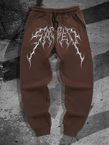 Imagen 1 del producto Y2K estilo gótico moda urbana Harajuku versátil diario al aire libre correr Fitness transpirable Casual cómodo hombres pantalones deportivos