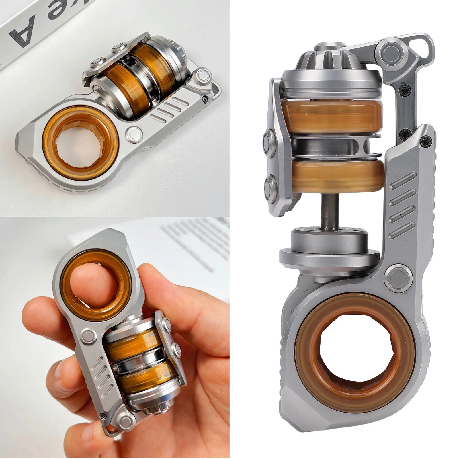 Decompression  Stress Relief  Magnetic Stress Relief  Crisp Sound Fingertip Rotating Decompression  with Storage Box