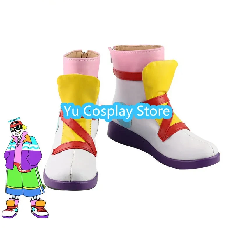 Fresh Sans Cosplay Shoes Game Undertale Cosplay Props Halloween Carnival Boots PU Leather Shoes  Custom Made