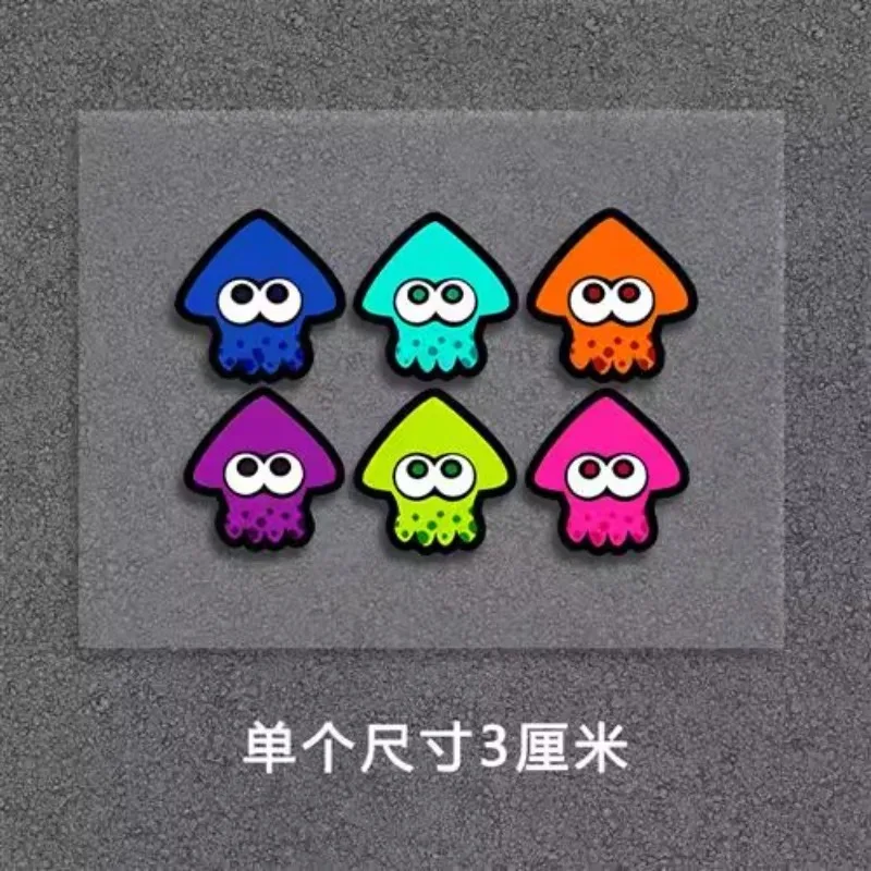 

В наличии Platoon3 Jet Warrior, красочные креативные наклейки в виде осьминога, милый кальмар, велосипедный корпус, светоотражающие декоративные наклейки