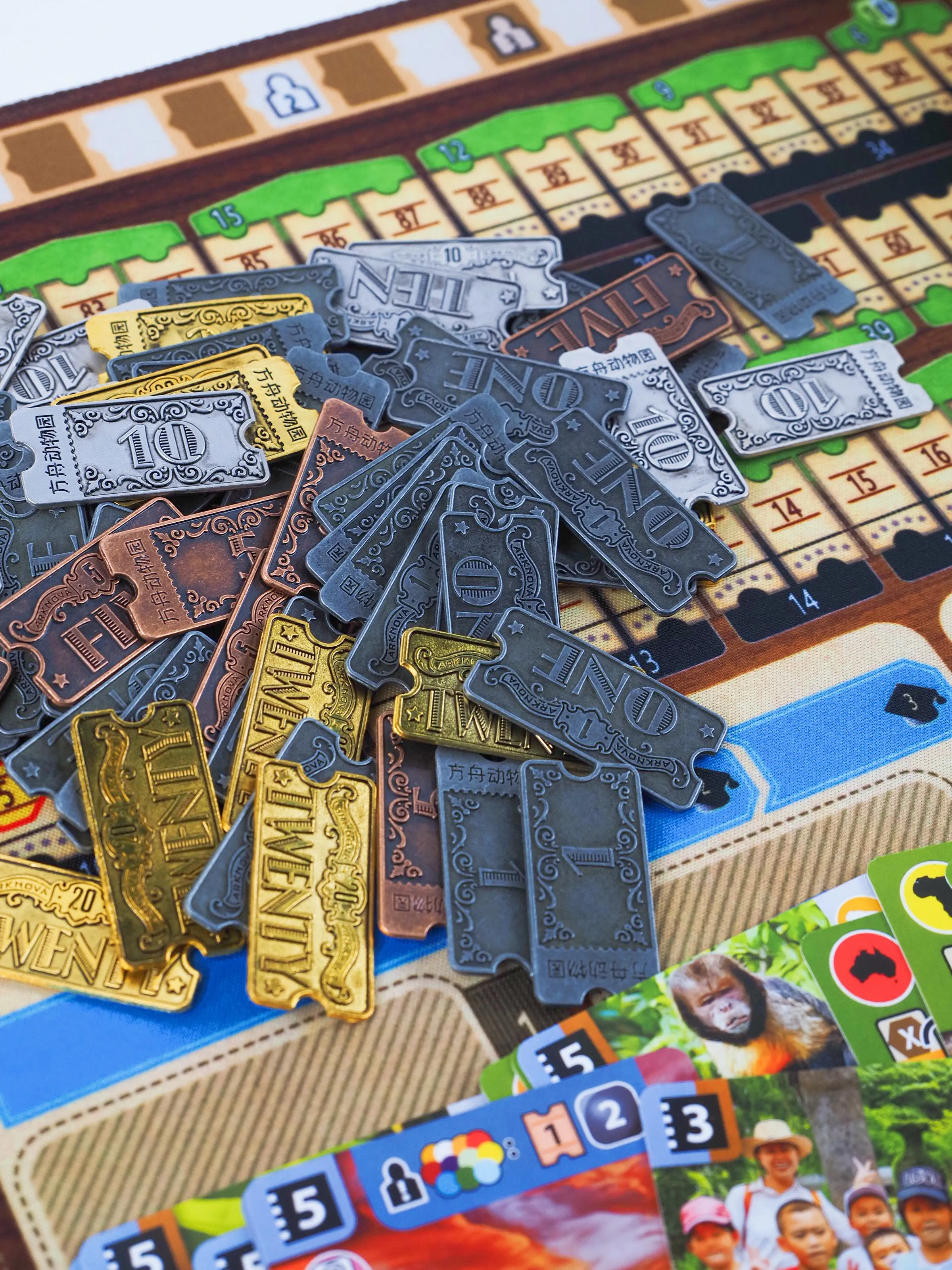 

Набор металлических монет ARK NOVA | Маркеты для обновления настольной игры Deluxe | Усилитель премиум-игрового Experience