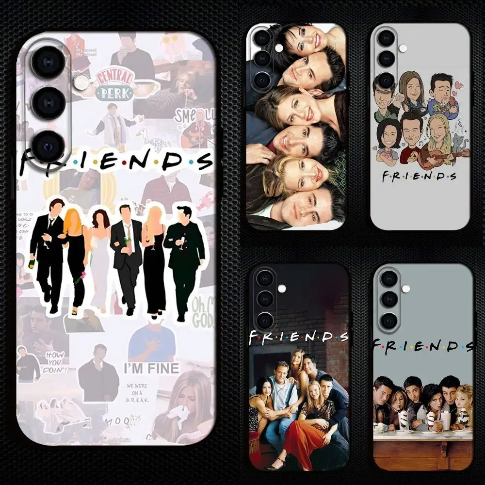 

TV-C-Central P-Perk Coffee Friend Phone Case For Samsung Galaxy A73,A72,A71,A70,A53,A52,A51,Others Soft Black Cover