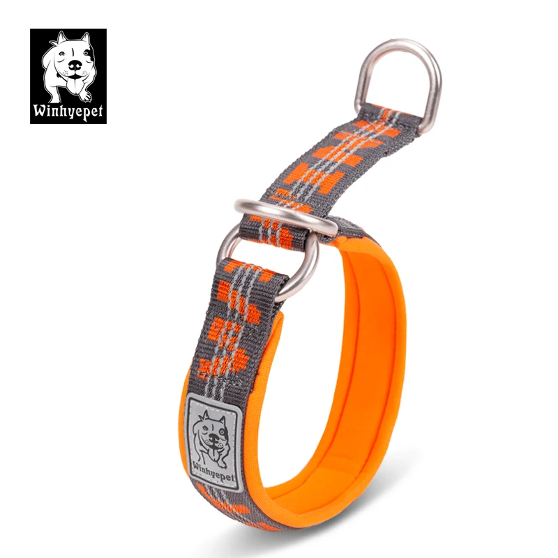 Truelove Pet Collar P Chain Reflective Nylon Neoprene Padded Half Choke Training Lightweight Washable Sports YC1852