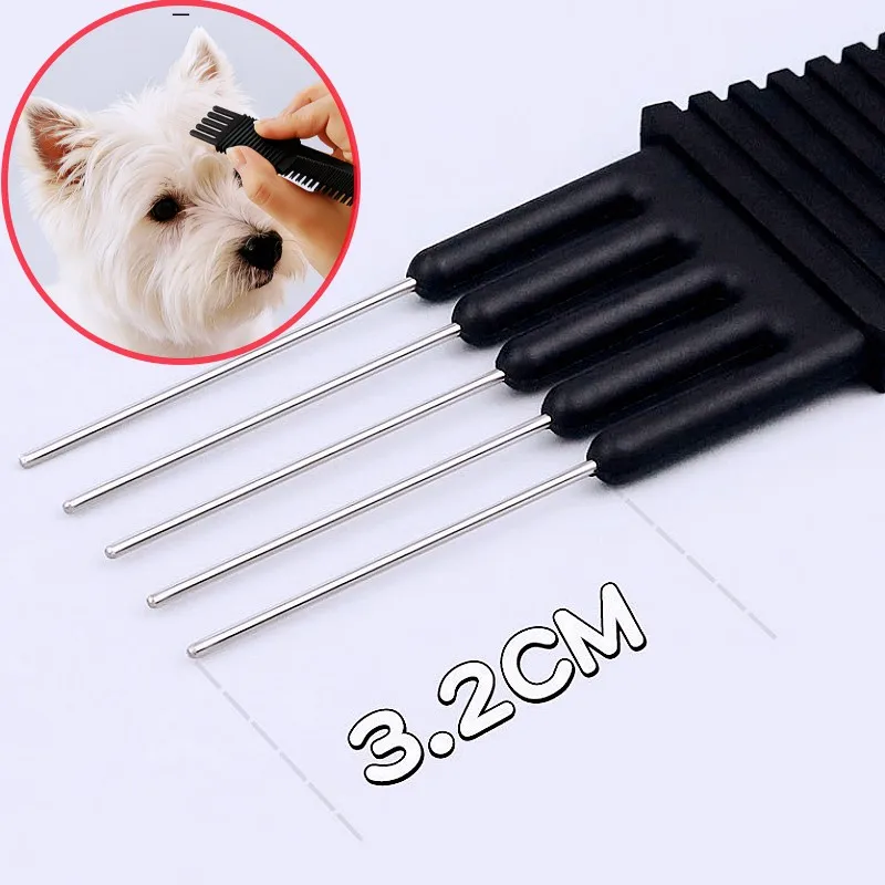 

Dog Comb Double Sided Dogs Brush Pet Grooming Stainless Steel Combs for Dog Long Hair Cleaning Multi-functional Dogs Hair Comb