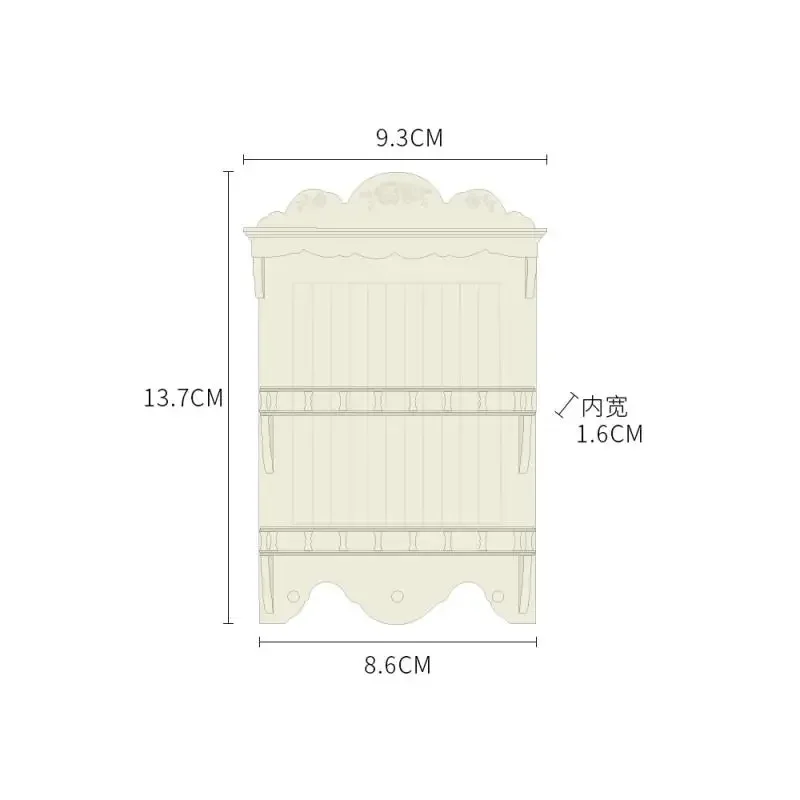 1 قطعة أثاث صغير لعبة إكسسوارات دمي 1/6 دمية مصغرة محاكاة خزانة معلقة طبق رف نموذج