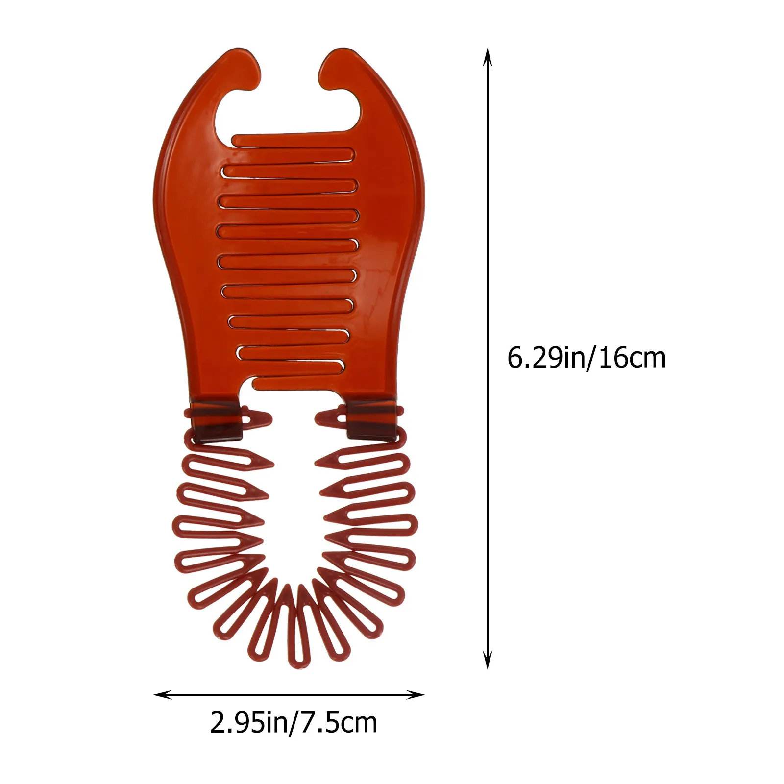 Hair Styling Tools 8 Piece Side Combs and Sectioning Clips for Women Haircut Holders Clamp Set