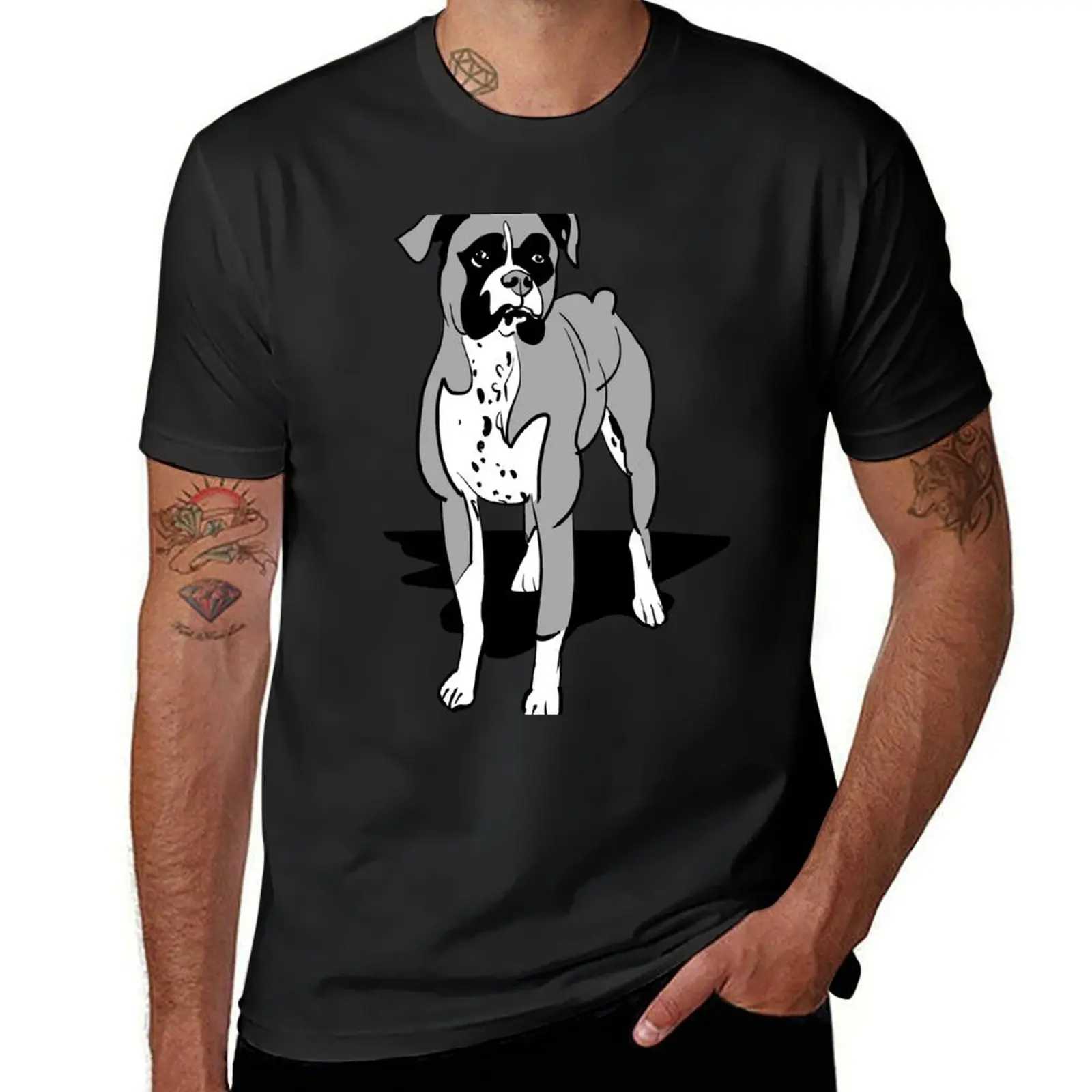 Boxer Dog Gifts T-shirt vintage clothes tops plain men t shirts