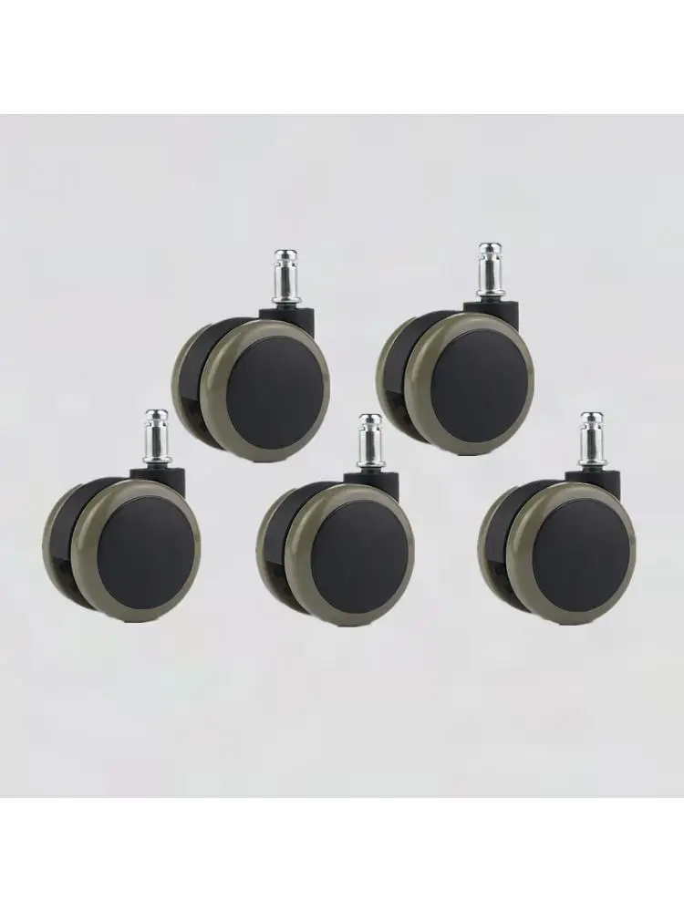 (5 packs) 2.5 Inch Swivel Chair M10/M11 Wheel Universal Boss Office Caster Computer Accessories Mute