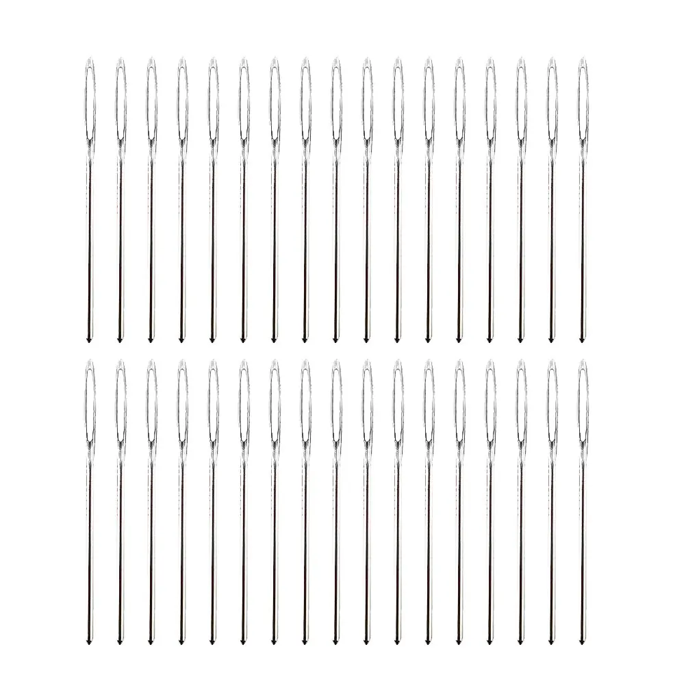 

100 pcs Dull Tip Needles Large Eye Easy Thread Yarn Anti Rust Steel Perfect Sewing Embroidery Cross Stitch Crafting