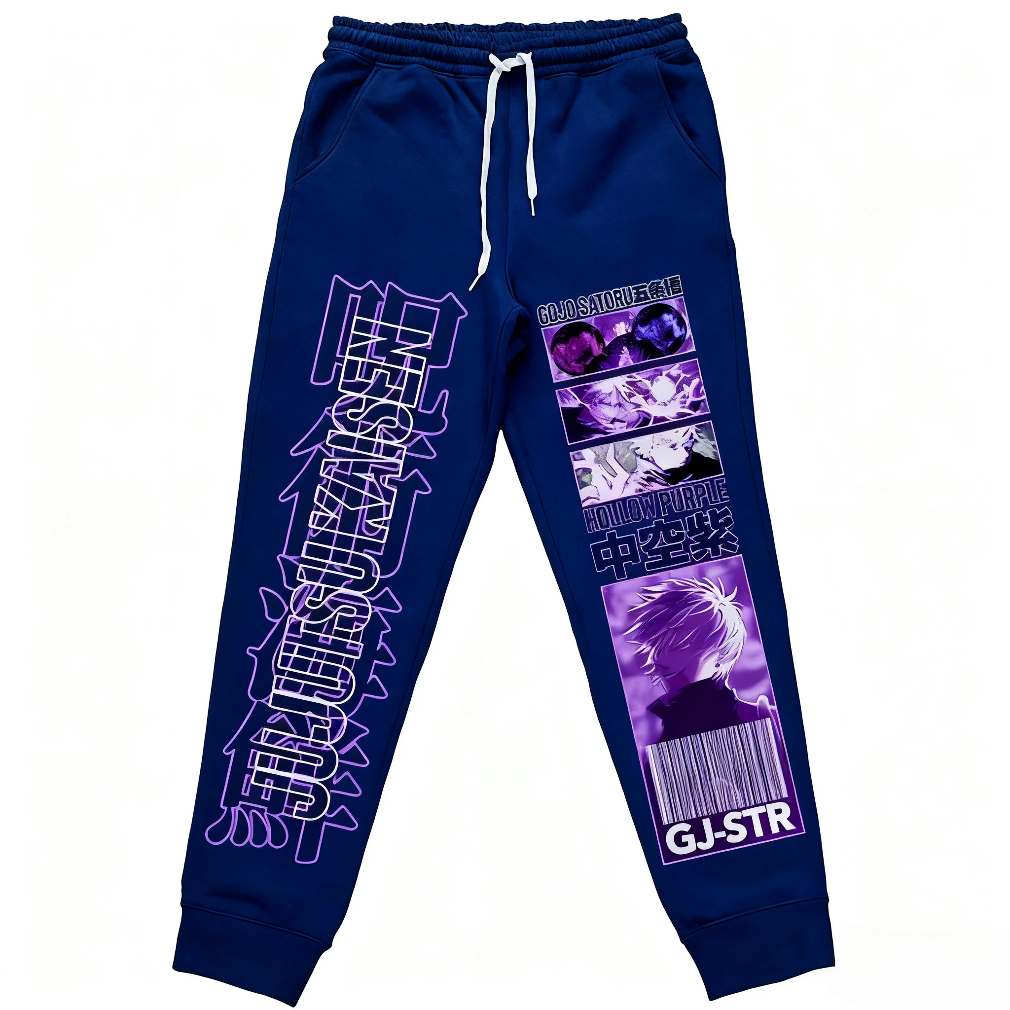 Jujutsu Kaisen Gojo Satoru أنيمي الرجال النساء Sweatpants الشارع الشهير سراويل تقليدية القطن عداء ببطء بنطلون الهيب هوب العصرية الخريف Y2k