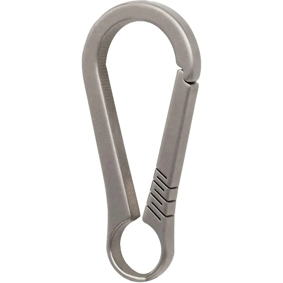 مفتاح كليب حلقة تسلق المفاتيح الثقيلة الصغيرة التيتانيوم مفتاح حامل آمن مفتاح سلسلة كليب #1