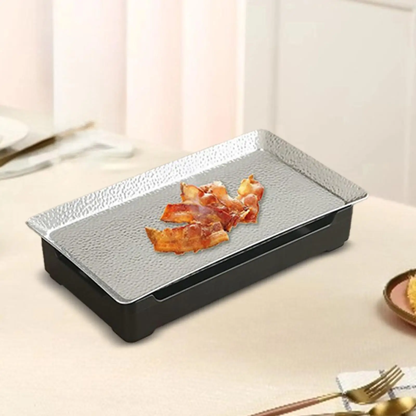 Japanese Barbecue Grill Grill Pan with Rack Steak Pan Tabletop Grill Yakitori Grill for Wedding Dinner Catering Party