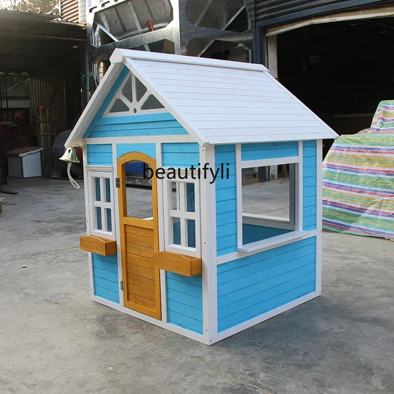 D178  Cabin, Custom Preservative Wood Cabin Outdoor Children, Playroom Mobile