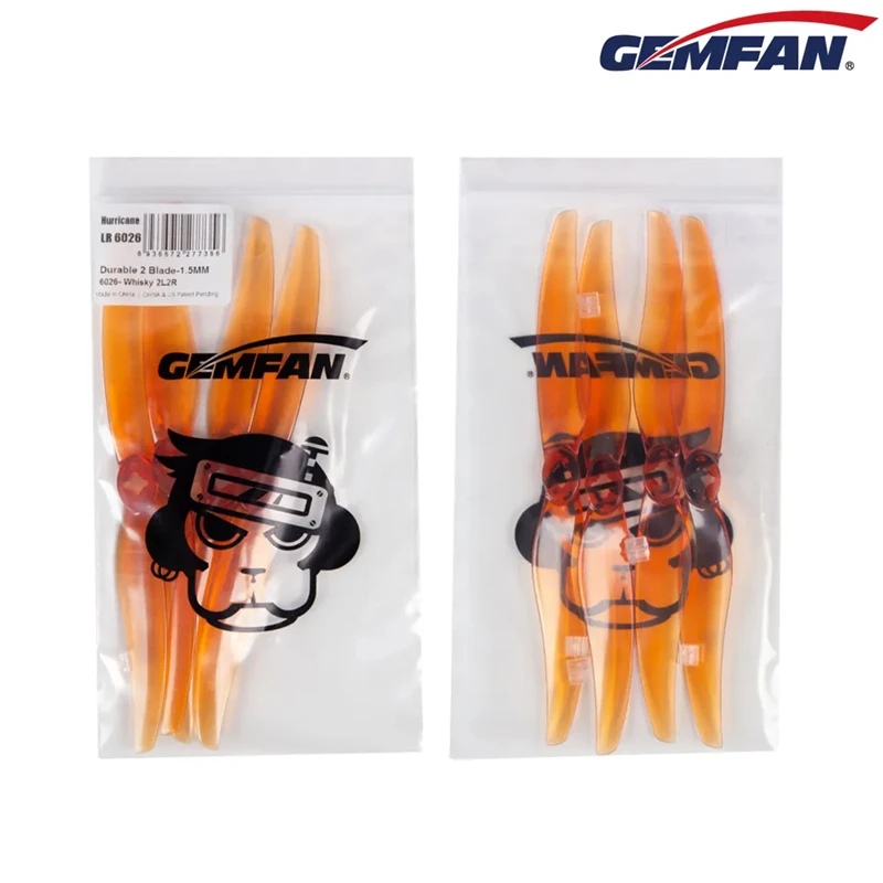 12 Paare (12cw 12ccw) gemfan Hurrikan lr6026 6x2,6 2-Blatt-PC-Propeller für fpv 6 Zoll Freestyle lr6 Langstrecken-Drohnen