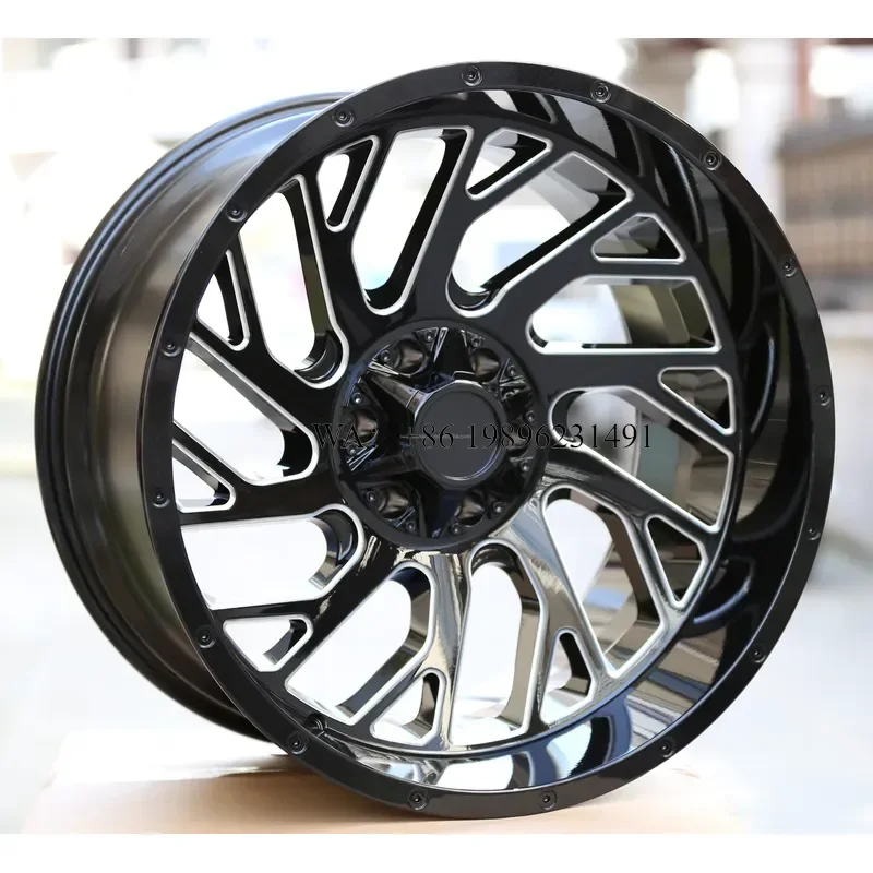 Wmwmnu 20 22 24 Inch Big Size 6x139.7 Alloy Wheels for Off Road Cars for Ram 2500HD Ram 1500 TRX Colorado ZR2