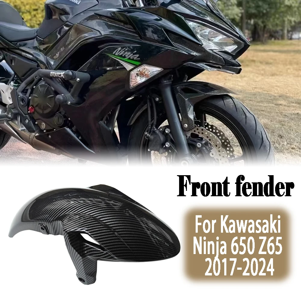 

For Kawasaki Z650 Ninja650 2017-2024 2023 2022 2021 2020 Motorcycle Front Wheel Fender Mudguard Splash Guard Fairing Accessories