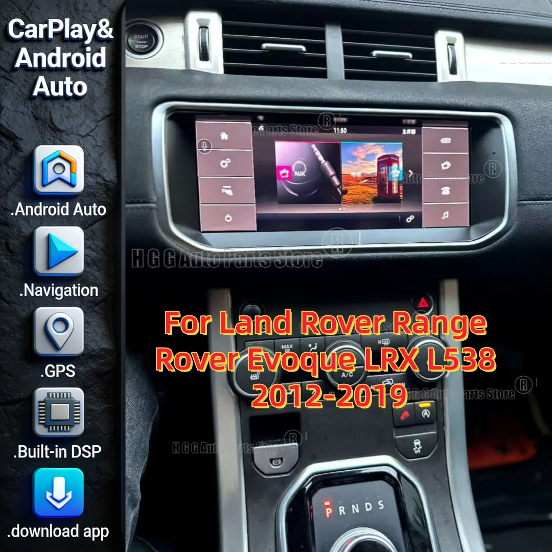 

10.25" For Land Rover Range Rover Evoque LRX L538 2012-2019 Screen Car Android Radio GPS Navigation Stereo CarPlay Multimedia