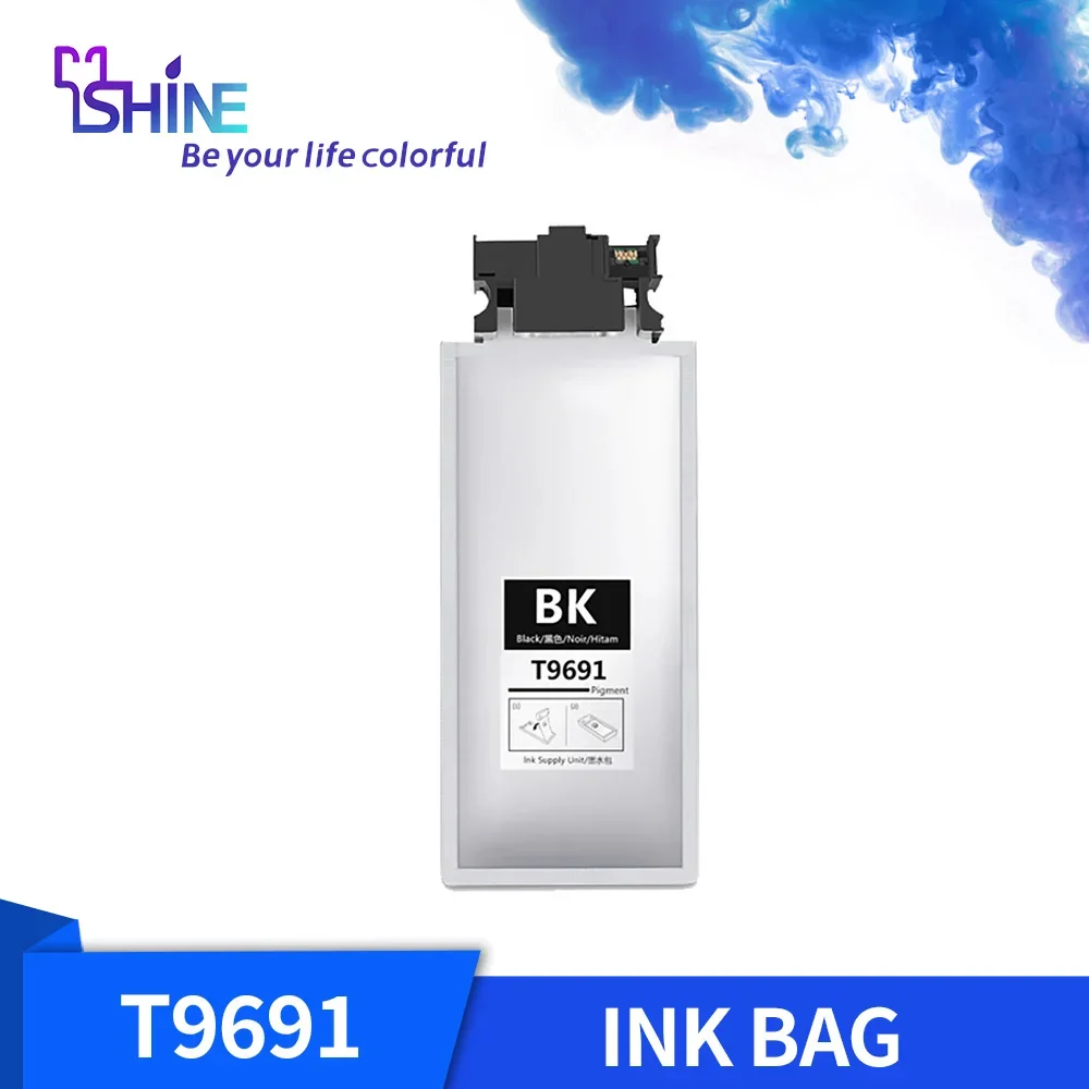 T 9691 T9691 9681 9701 T9701 Compatible Black Inkjet cartouche Ink Bag Cartridge for Epson WF-M5299a WF-M5799a Printer