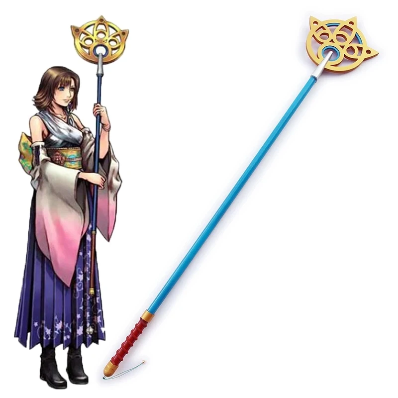 

Anime Final Fantasy Ⅹ FFX YUNA Cosplay Weapons Costume Props Halloween Christmas cosplay YUNA 150cm Long splice Props