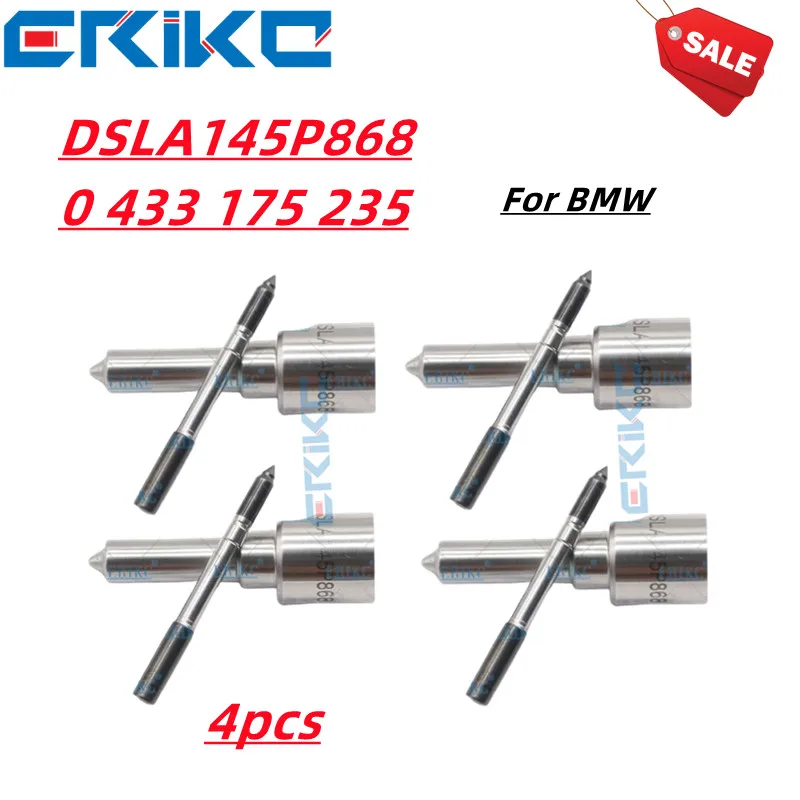 ERIKC 4PCS DSLA 145 P 868 0 433 175 235 Diesel Fuel Nozzle DSLA 145P868 Fuel Injector Nozzle DSLA145P868 for Injector