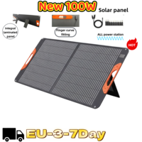 Foldable Solar Panel 100W 200W Portable Solar Charger For Power Bank Camping Emergency Off-Grid