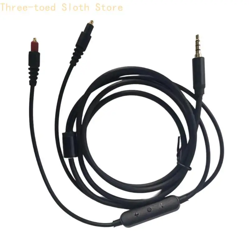Replacement Headsets Cable with Microphone for SRH1440/SRH1840/SRH1540 Headphone E74A