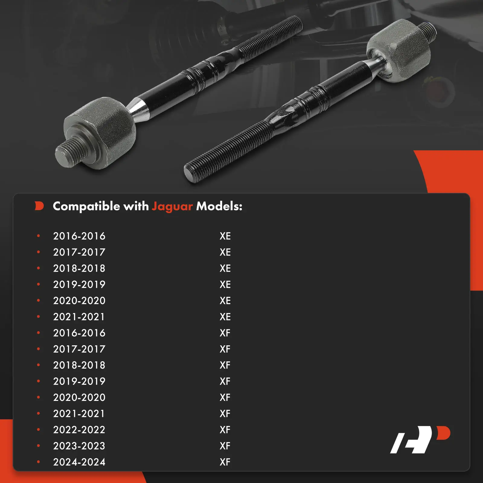 A-Premium 2x Front Left & Right Inner Tie Rod End for Jaguar XF 2016 2017 2018 2019 2020 2021 2022 2023 2024 XE 2016 2017 2018 2019 2020 2021