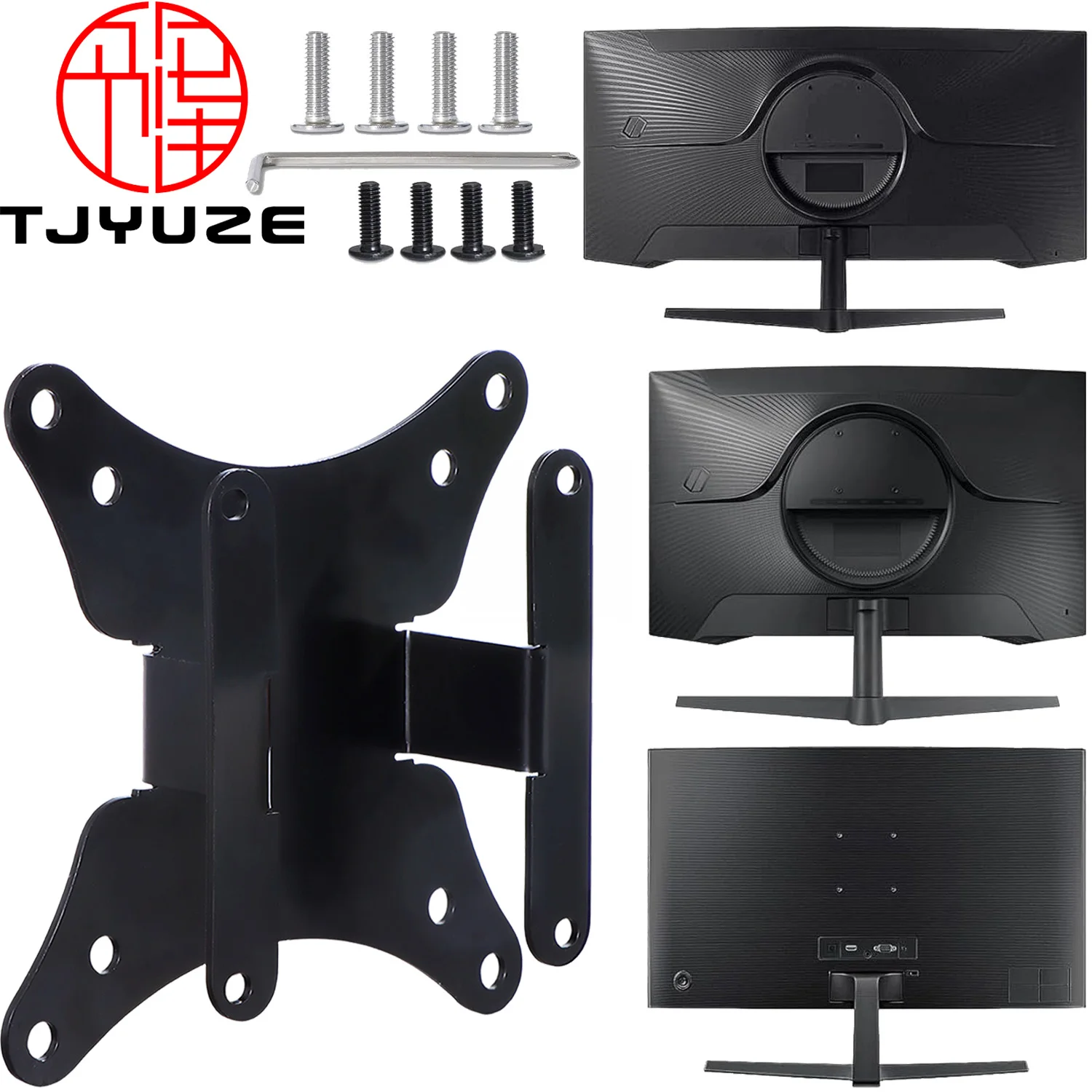 New Vesa Mount Adapter for Samsung Odyssey G5 G55C S27CG550EN G55T C34G55TWWN S3 S36GD S27D366GAN for 75x75 100x100 Monitor Arms