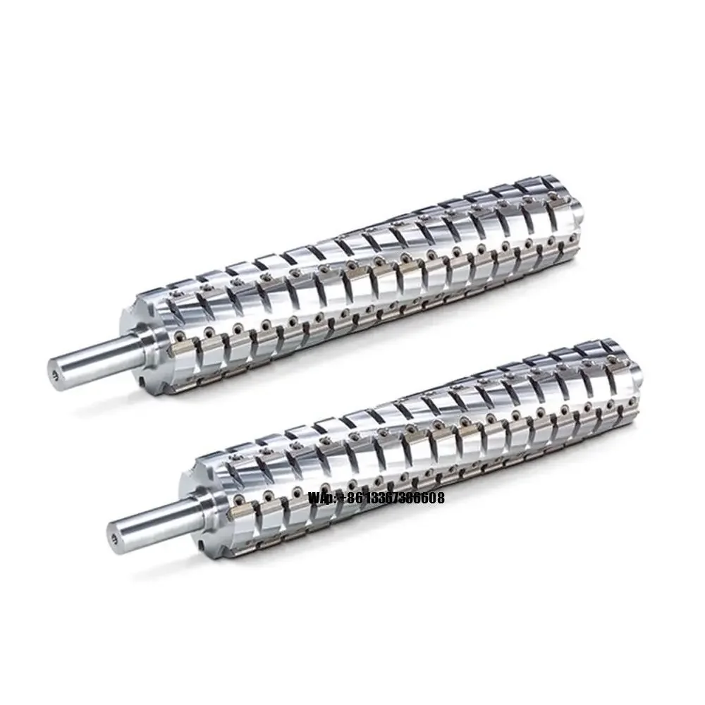 Woodworking Machinery Part Cutterhead Tungsten Carbide Tipped Tool Adjustable Knife Planer Spiral Wood Shaper Cutter Head