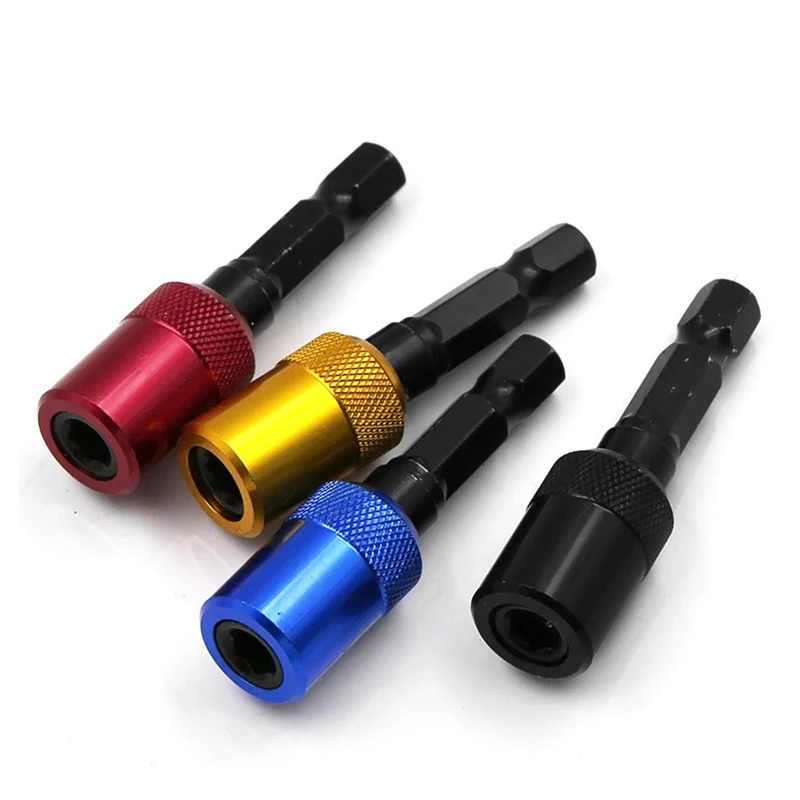 60mm Hexagonal Handle Quick-release Self-locking Rod Electric Drill Screwdriver Lengthening Quick Conversion Batch Extension Rod