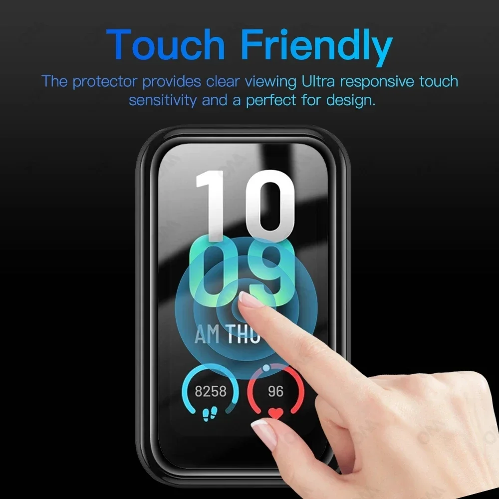 3/1Pcs Screen Protector for Amazfit Band 7 Smart Watch Full Coverage Soft Protective Film Cover (Not Glass)